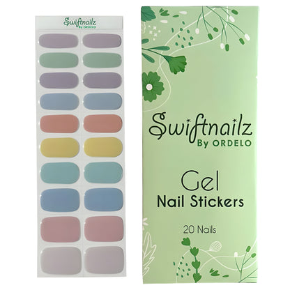 SwiftNailz™ - Fuld Farve Kollektion Gel Negleklistermærker